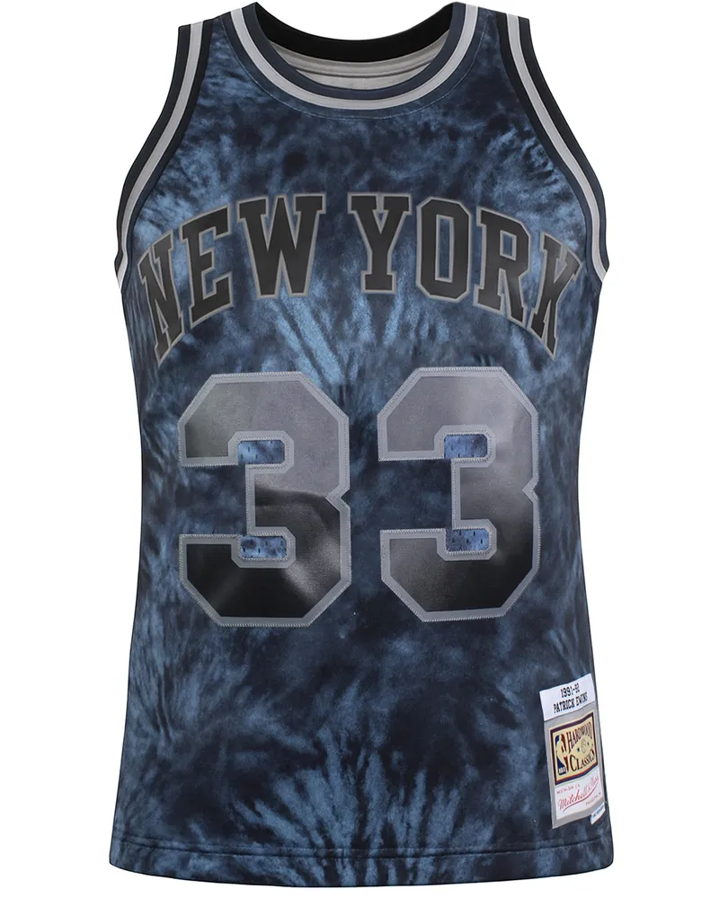 Mitchell & Ness NBA New York Knicks #33 Ewing Swingman Trikot - Dunkelblau Dunkelblau