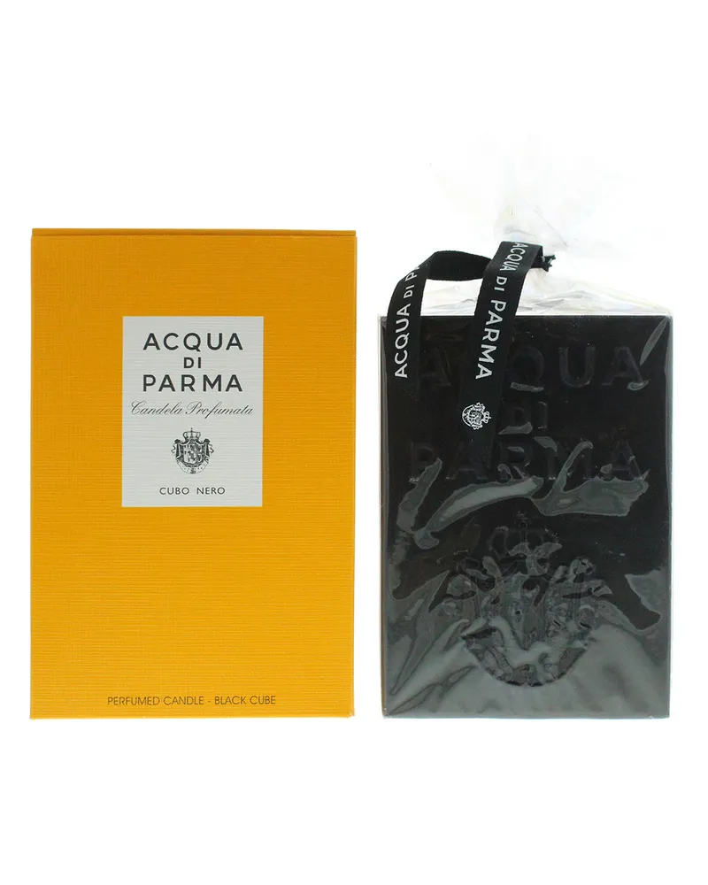 ACQUA DI PARMA Schwarze Würfel Amber Duftkerze 1000g 