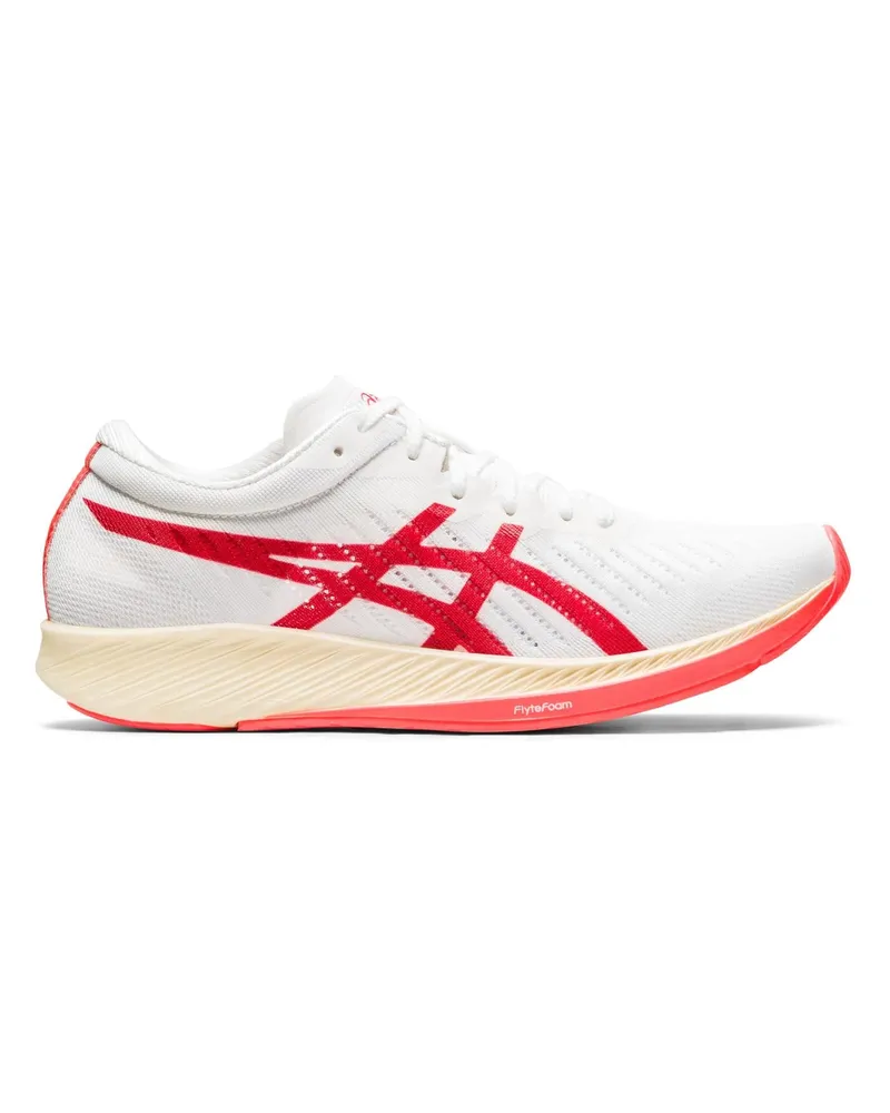 Asics Damen Metaracer Laufschuhe Weiß