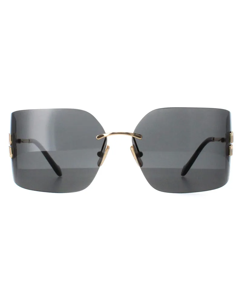 Miu Miu MU54YS 5AK5S0 gold dunkelgrau Sonnenbrille Gold