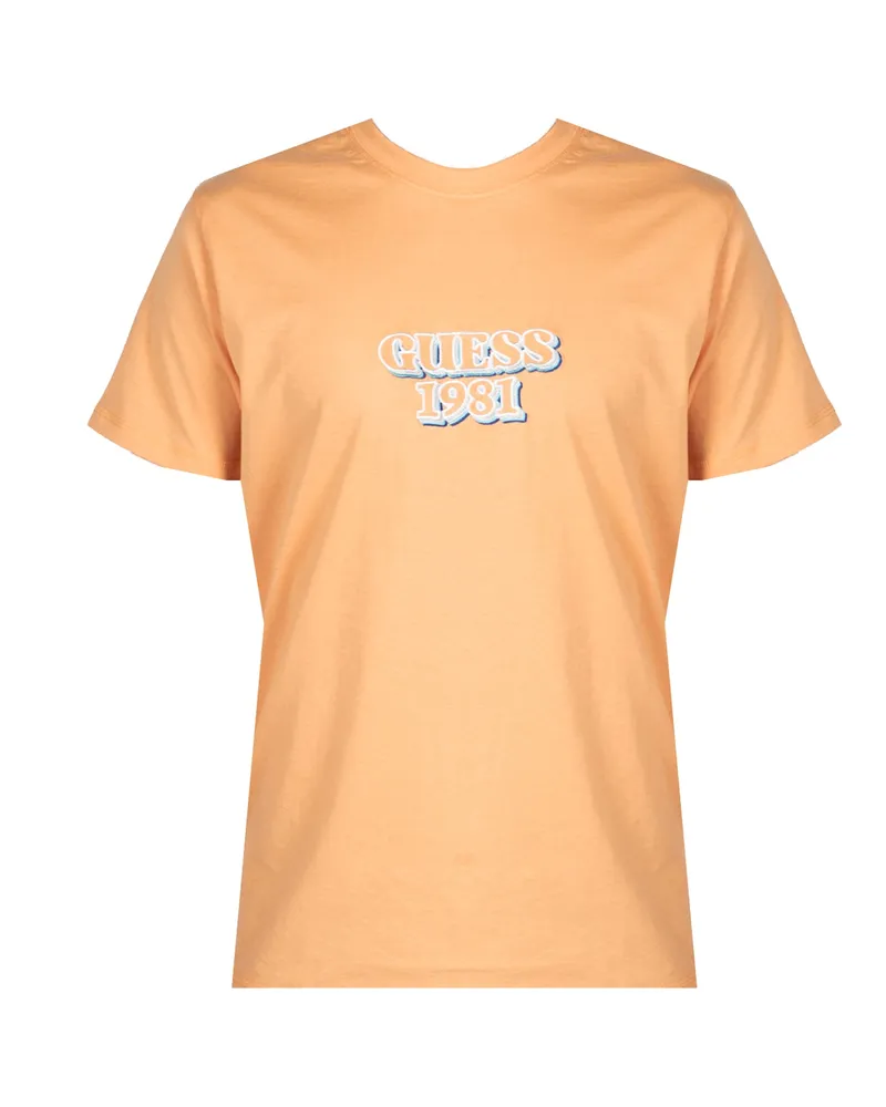 Guess T-Shirt Embro Herren orange Orange