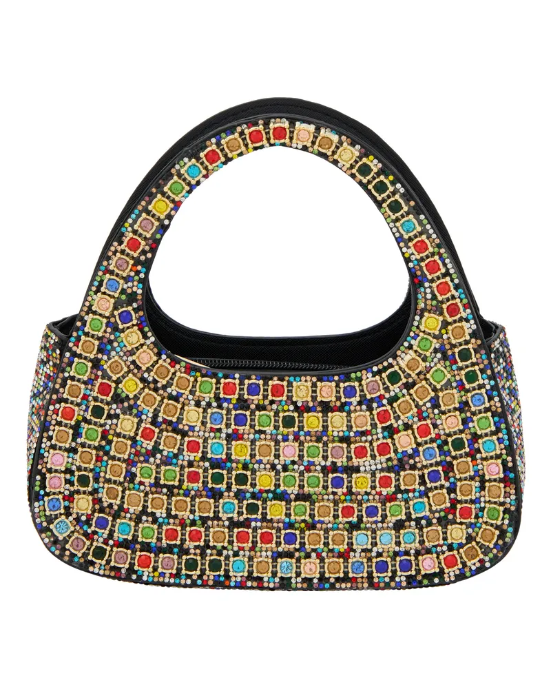 FAINA Handtasche Handtasche Frauen schwarz mehrfarbig Schwarz