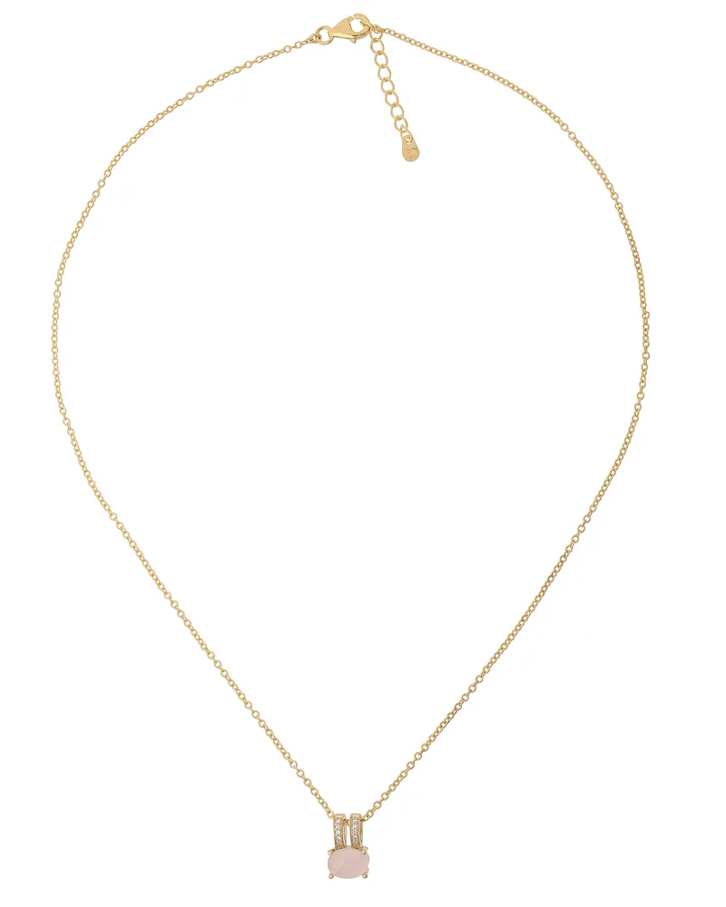 Orphelia Alena' Damen-Kette mit Anhänger aus 925er Sterlingsilber – Gold ZH-7122/G Gold