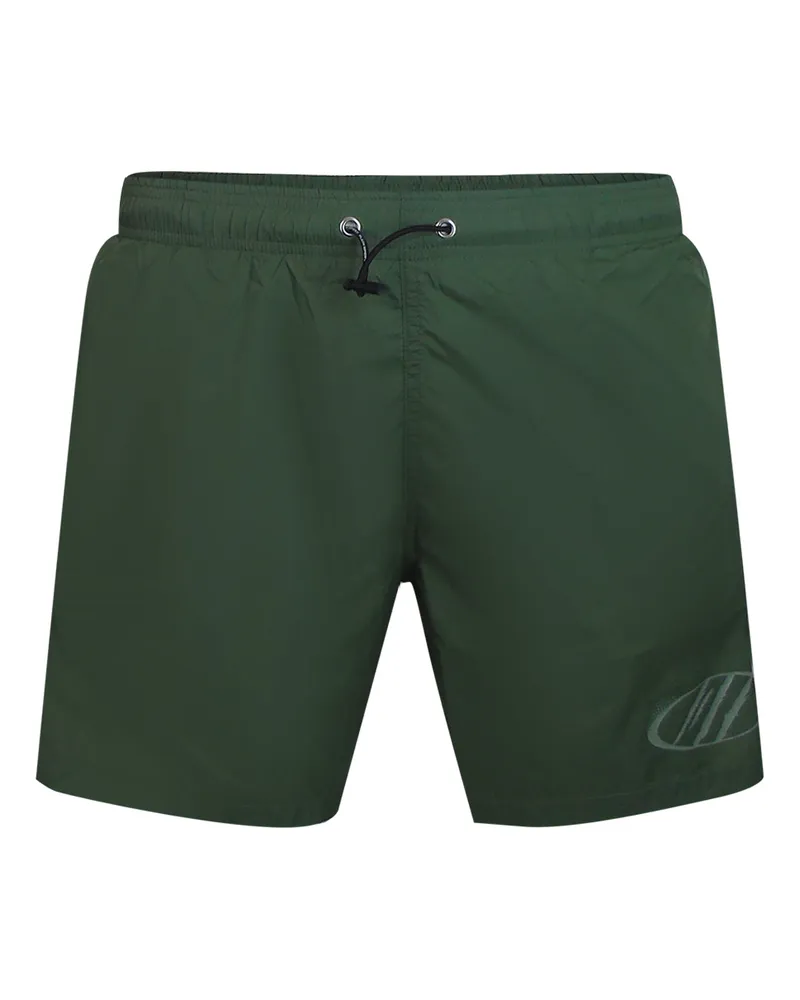 Philipp Plein Boardshorts Schwimmshorts in Oliv Oliv
