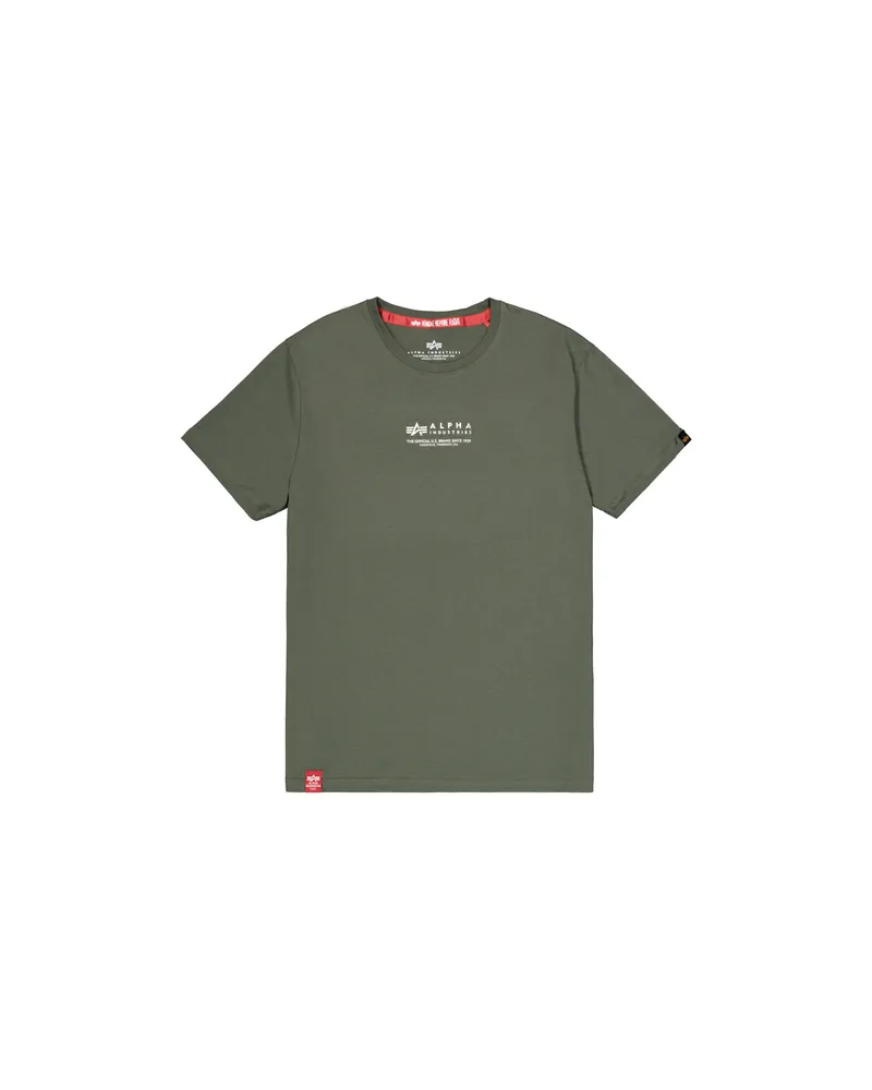 Alpha Industries Alpha Wording T-Shirt Dunkelgrün