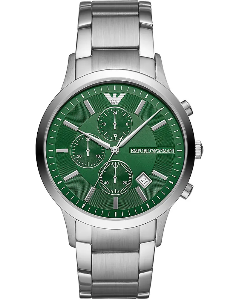 Emporio Armani Renato Silber Herren Armbanduhr AR11507 Silber