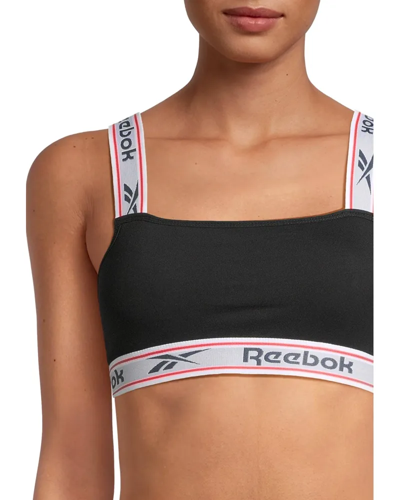 Reebok Krystal" Sport-BH für Damen (Schwarz Schwarz