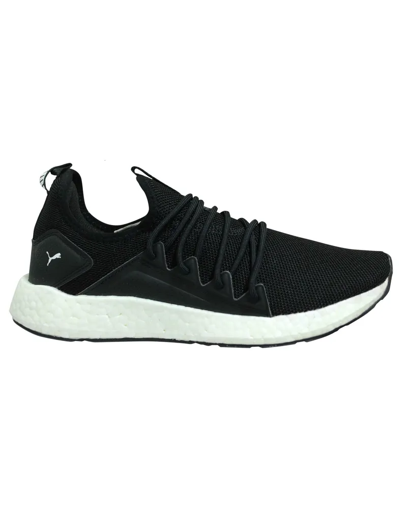 Puma Nrgy Neko Black Low Schnüre -up -Frauenschlupf auf Lauftrainer 191069 01 Schwarz