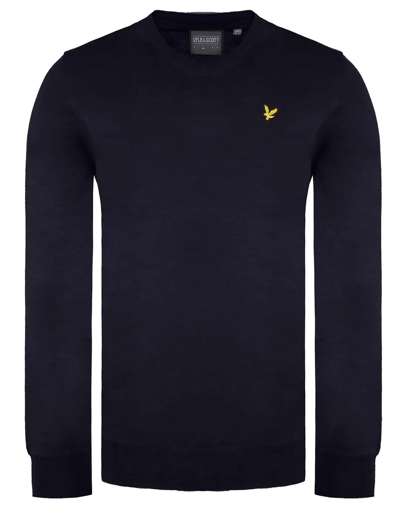 Lyle & Scott Golf Mens Navy Pullover Marineblau