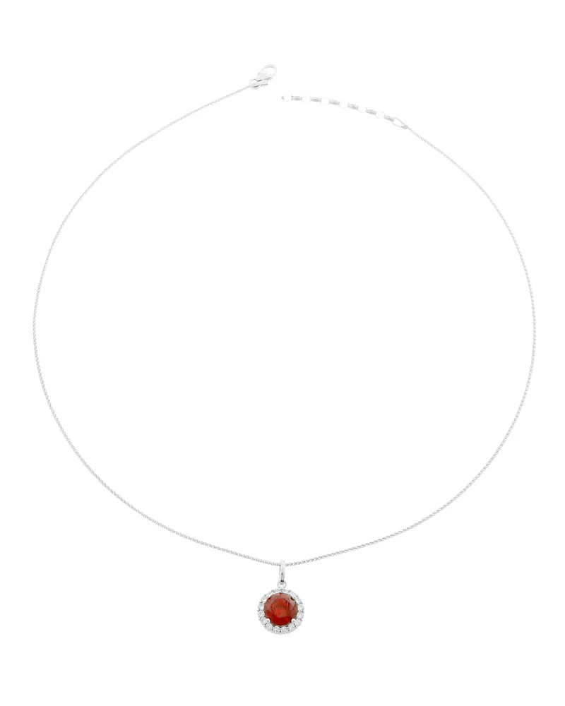 Orphelia Damen-Kette aus 925er Sterlingsilber mit Anhänger – Silber ZH-6044/1 Silber