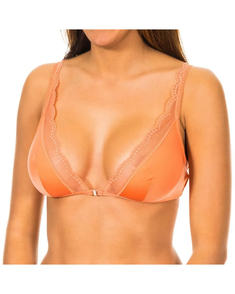 Tommy Hilfiger BH mit Frontverschluss ohne Cups und Bügel 1387905791 woman Orange