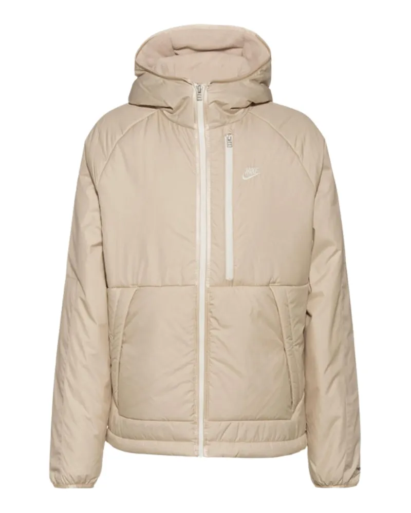 Nike Schlichte Hellbraune Jacke Braun