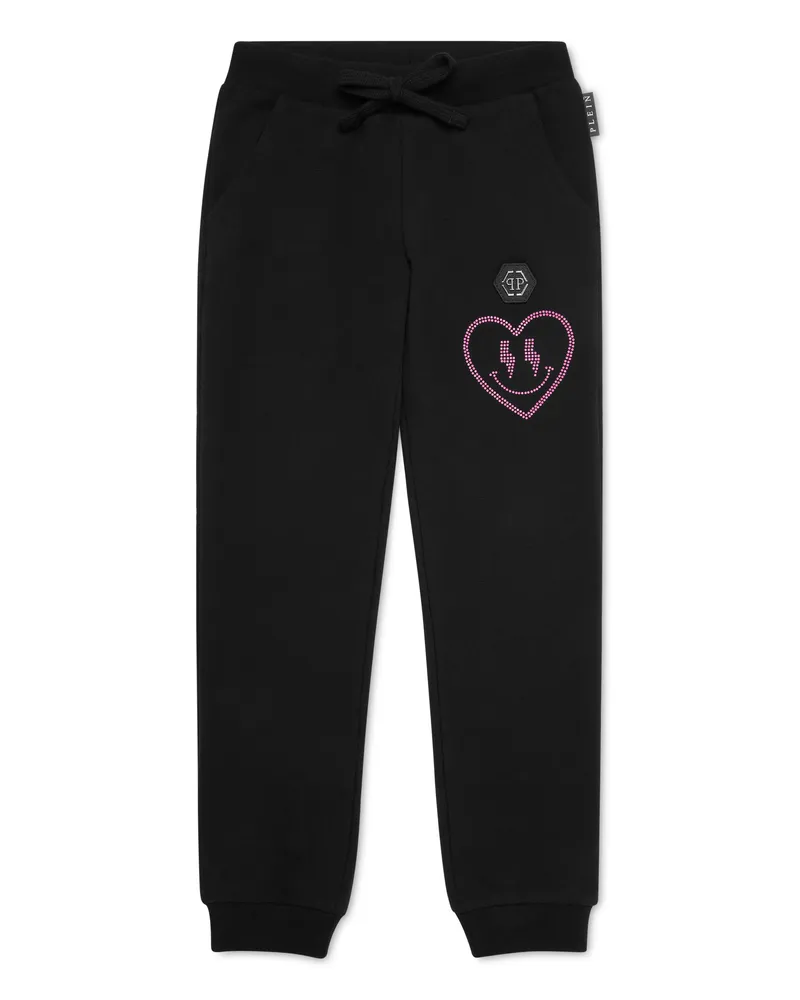 Philipp Plein Jogginghosen Teddy Schwarz