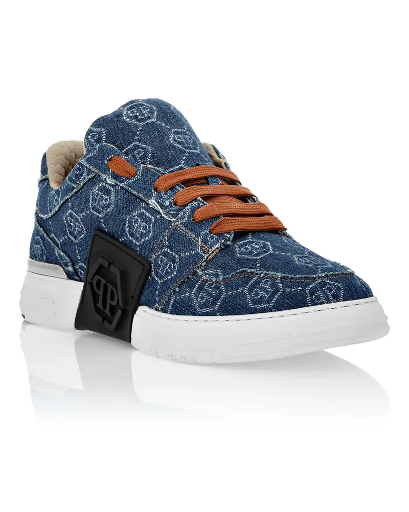 Philipp Plein Sneaker Monogram Blau