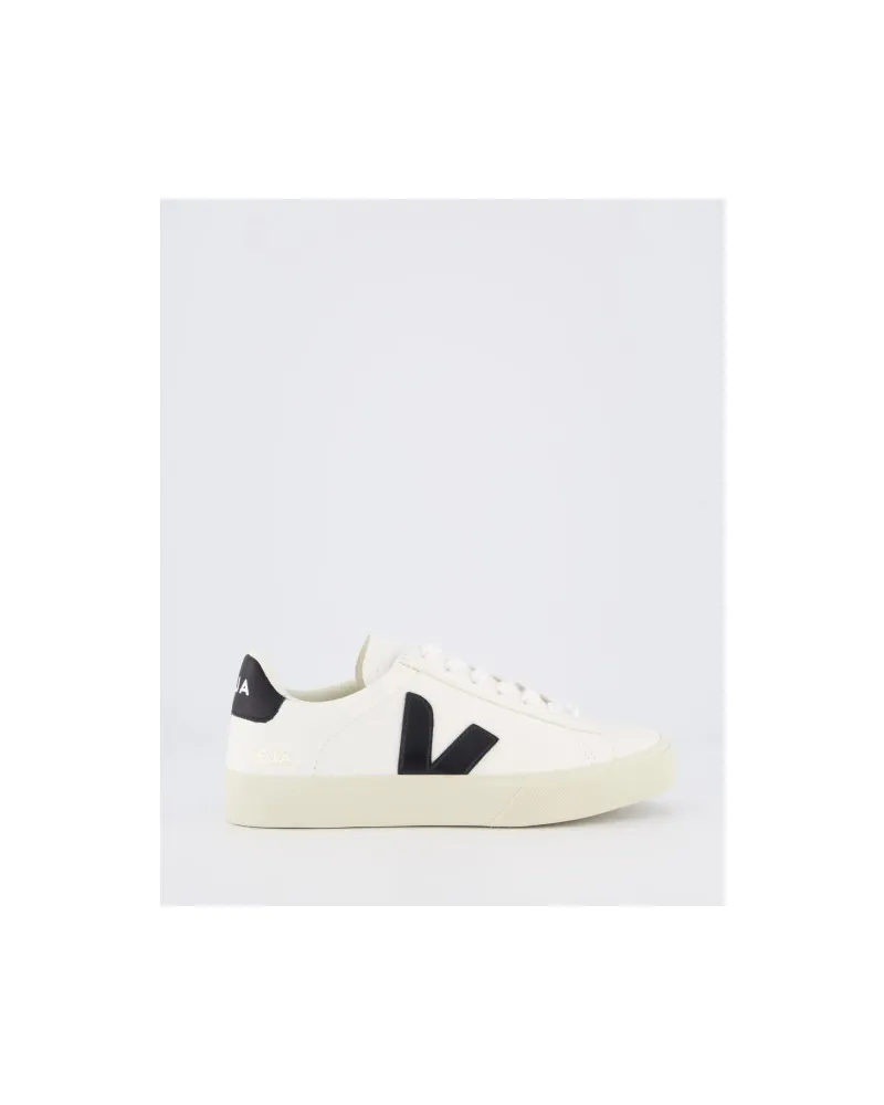 VEJA Campo Damen-Sneaker mit Logo-Detail - Weiß Weiß