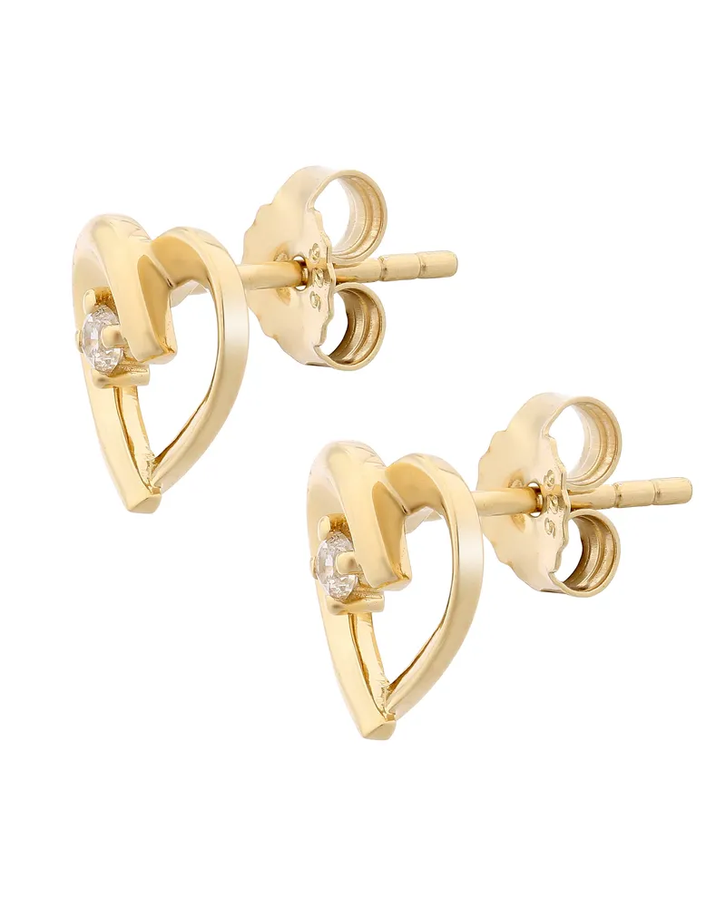 Orphelia Mera' Damen Ohrstecker aus 925er Sterling Silber - Gold zo-7370 G Gold