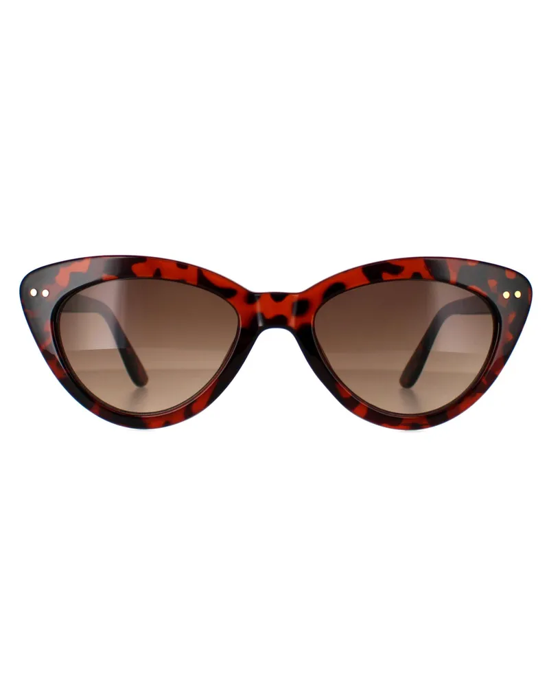 Guess Cat Eye Damen Gold Braun Farbverlauf GF0402 Gold