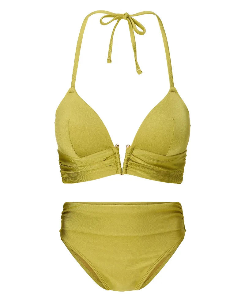 LingaDore Triangle‑Bikini mit gepolsterten Cups - Grün Grün