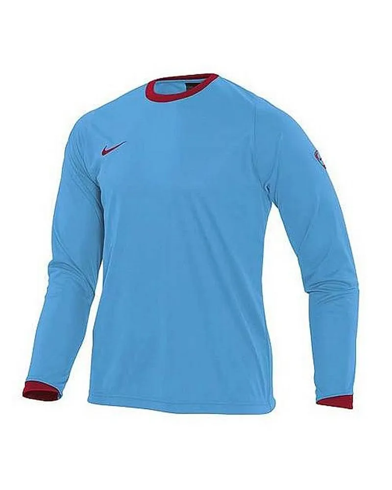 Nike Logo Mens Blue Football Top Blau