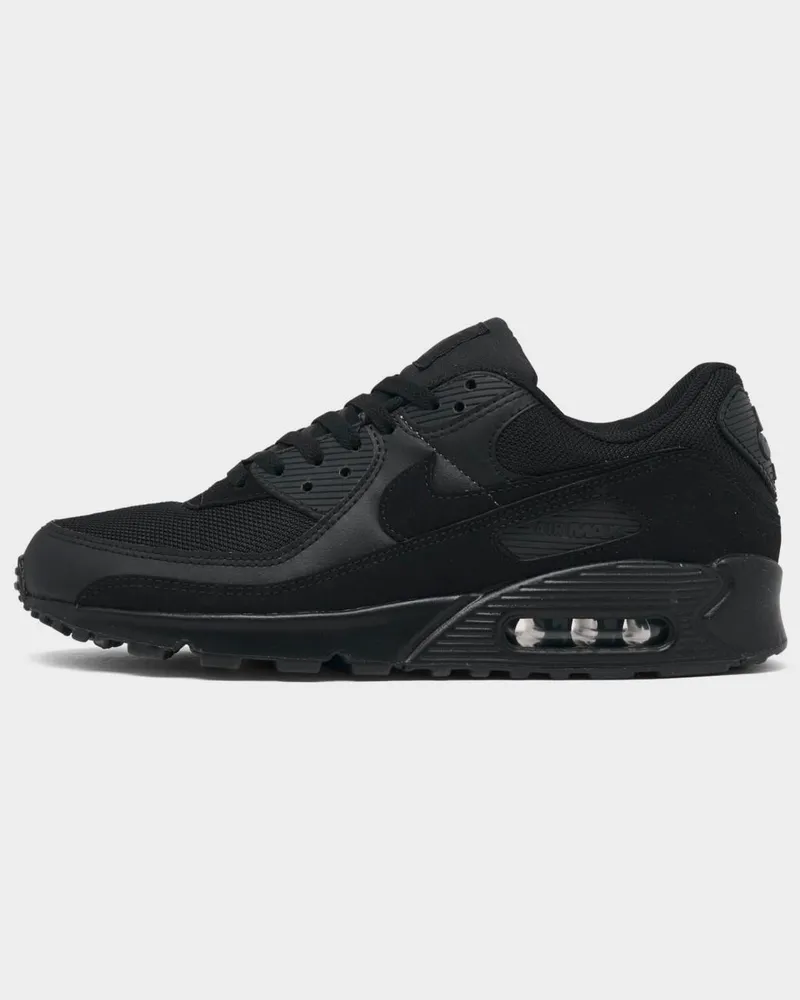 Nike Air Max 90 Freizeitschuhe für Herren in Schwarz/Schwarz Schwarz