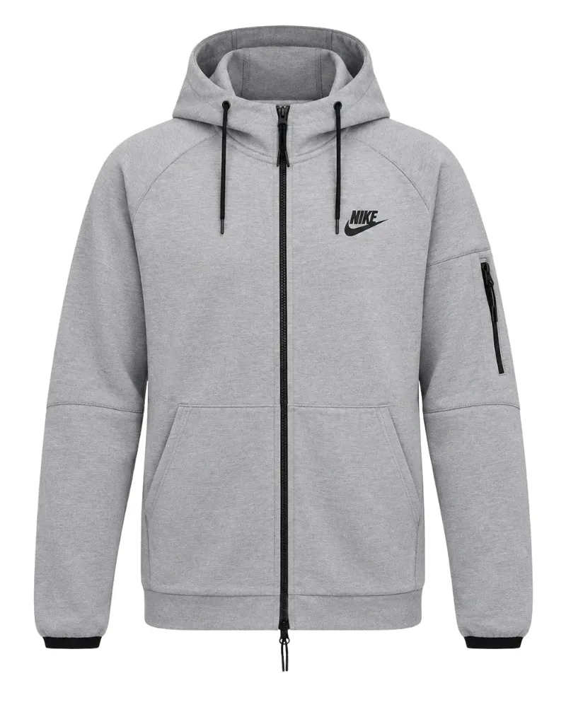 Nike Sportswear Tech Essentials Fleece-Hoodie mit durchgehendem Reißverschluss - Grau Grau
