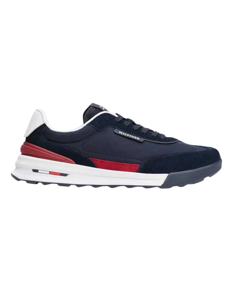 Tommy Hilfiger Retro Sneaker für Herren, Wildleder (Himmelblau Marineblau