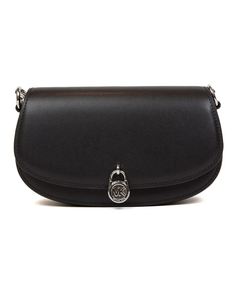Michael Kors Mila kleine Umhängetasche, wandelbares Design - Schwarz Schwarz