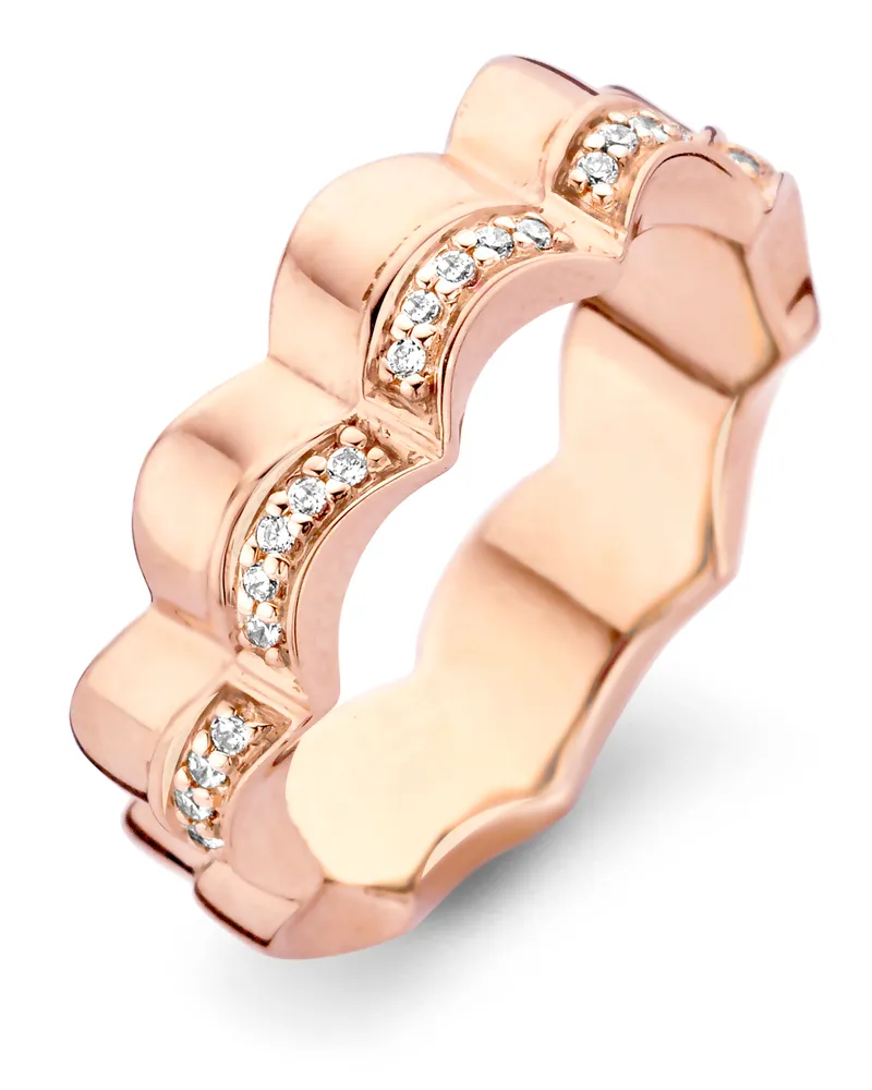 Orphelia Damen-Ring Sterling-Silber 925, Rosé ZR-7127/RG Rosé