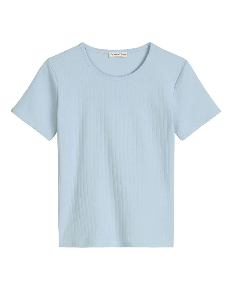Marc O'Polo Marc O'Polo Damen Pyjamaoberteil Mix N MatchSchlafshirt, Pyjama Shirt, Nachtshirt Hellblau