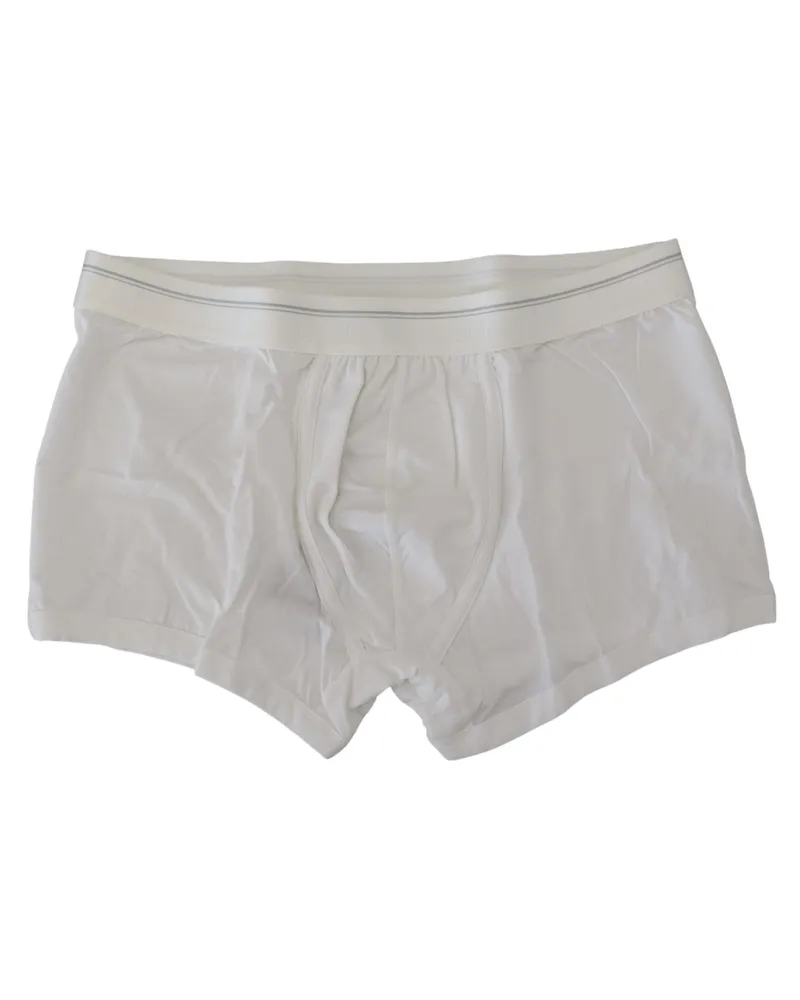 Dolce & Gabbana Baumwollmischung Regular Boxer-Unterwäsche - Weiß Weiß