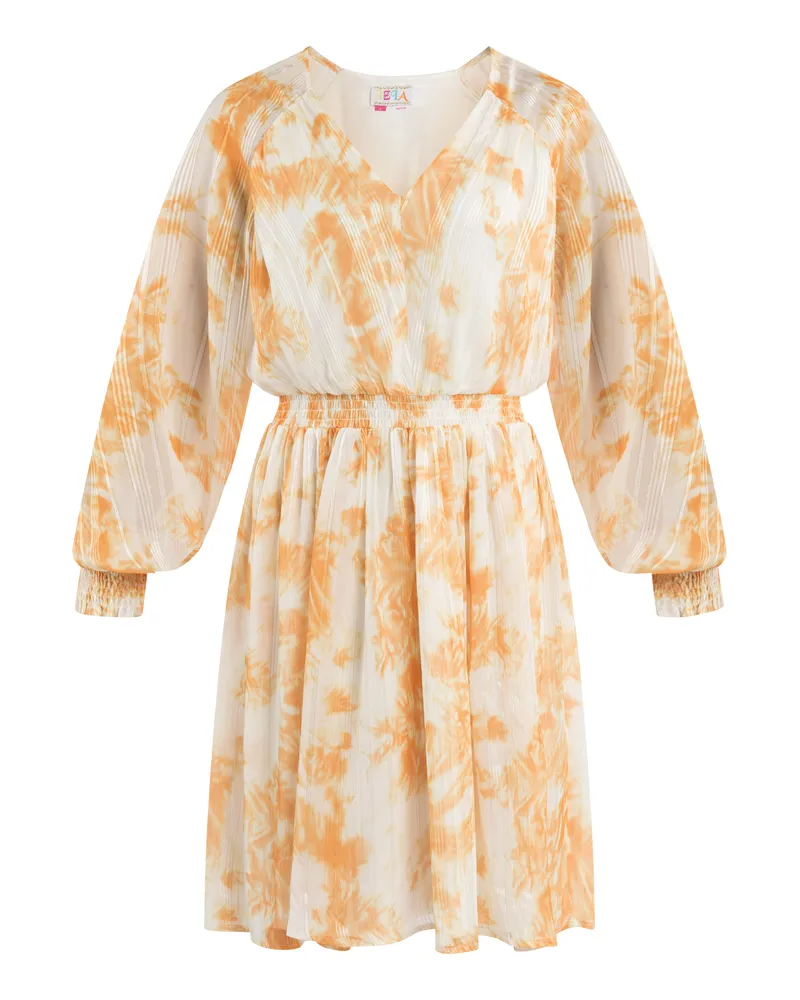 IZIA Midikleid Damen orange Orange