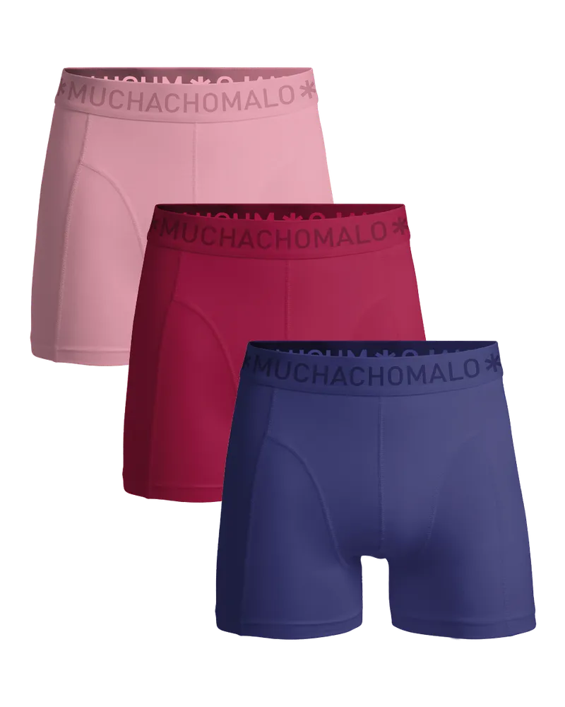 Muchachomalo Herren Boxer Shorts - 3er Pack - Herren Unterwäsche Mehrfarbig