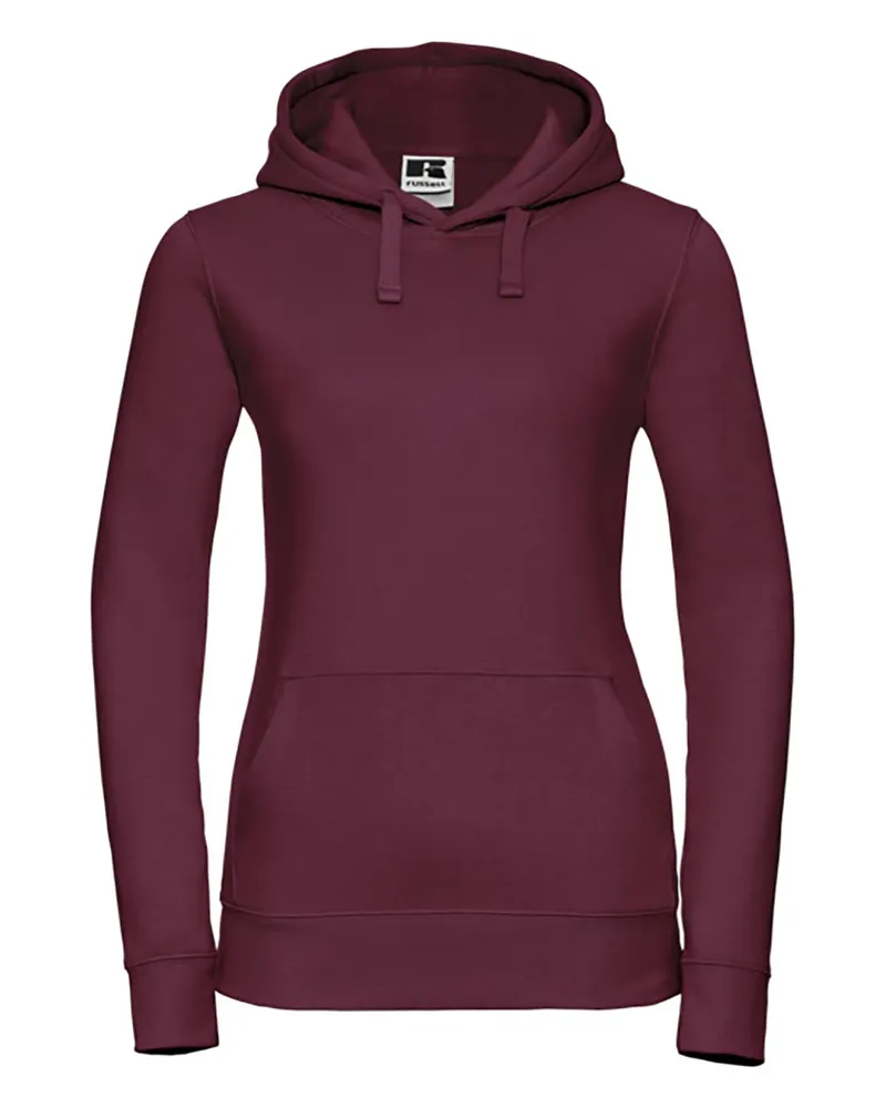 Russell Athletic Russell Damen Kapuzenpullover, 3lagig (Burgunder Bordeaux
