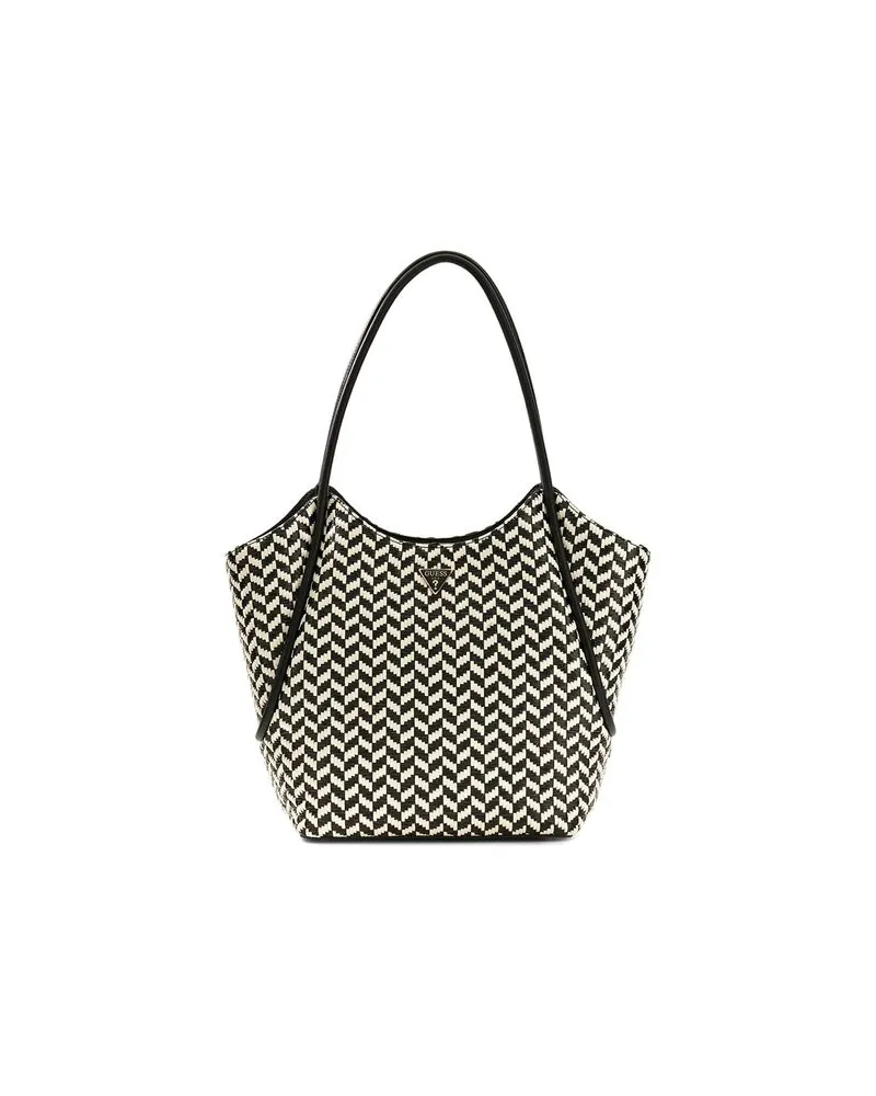 Guess Schultertasche Schwarz Mehrfarbig Schwarz