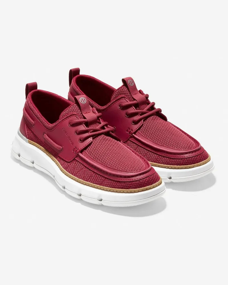 COLE HAAN 4.ZeroGrand Regatta Nylon Herren Rot Bootsschuhe Rot