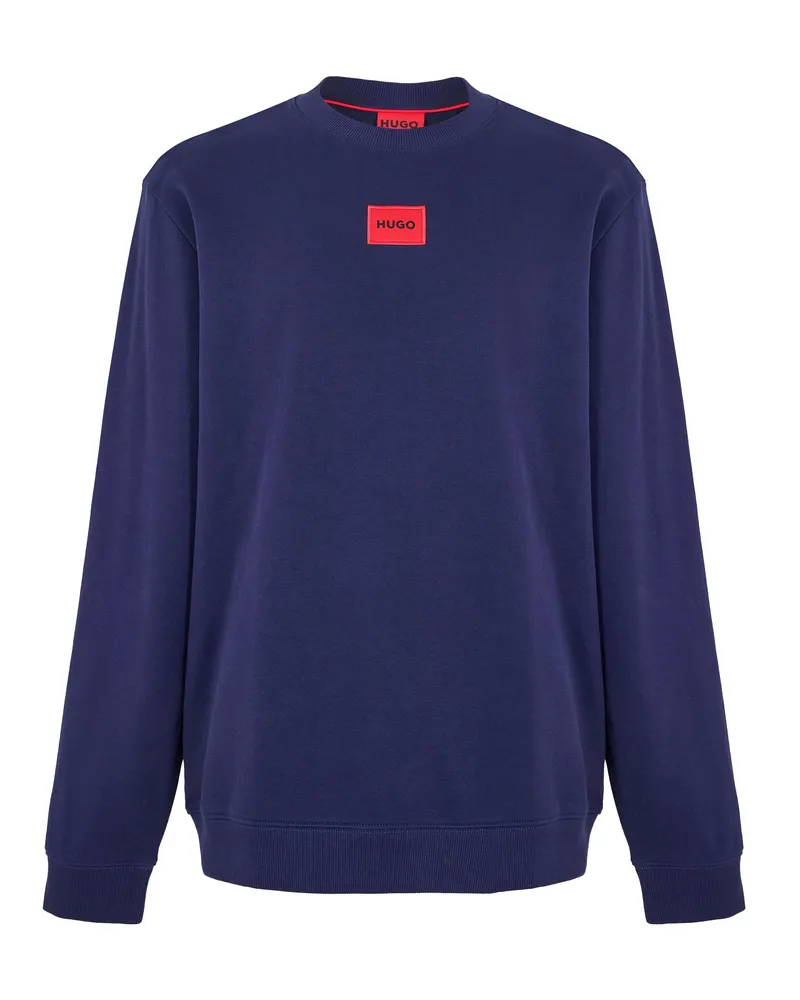 HUGO BOSS Diragol" Sweatshirt für Herren, Rundhalsausschnitt (Marine Marineblau