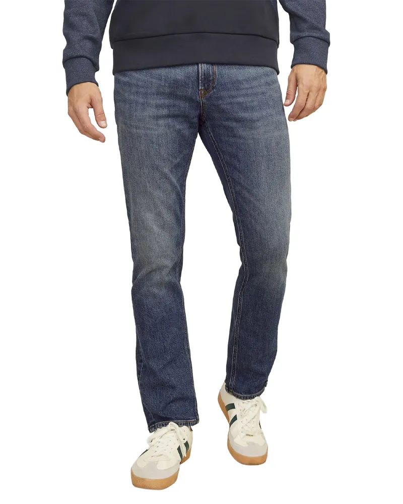 Jack & Jones Jack And Jones - "Clark Original" Jeans für Herren (Blaues Denim Mittelblau