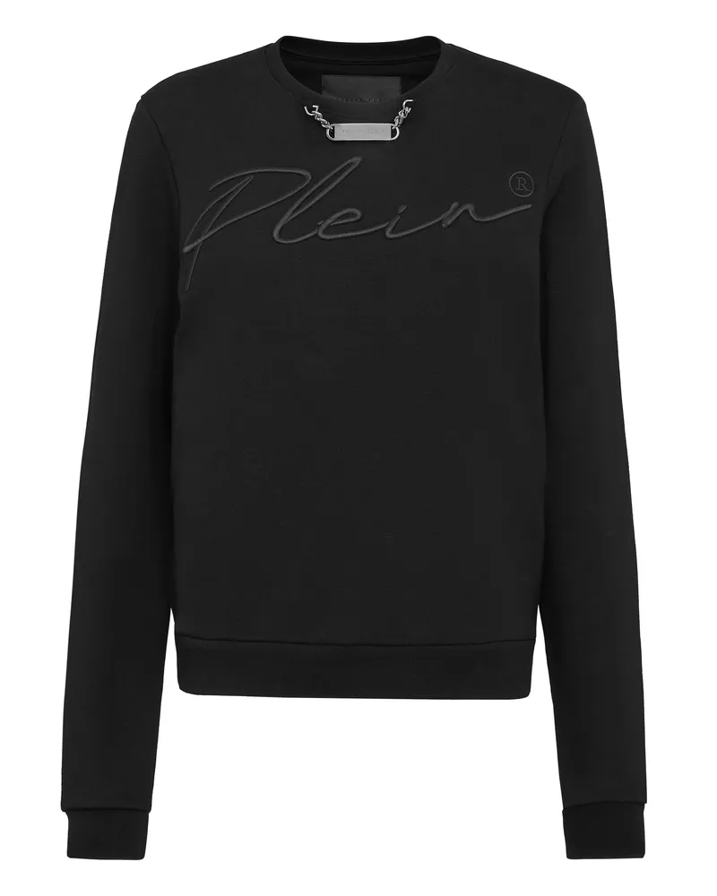 Philipp Plein Sweatshirt Signature - Schwarz Schwarz