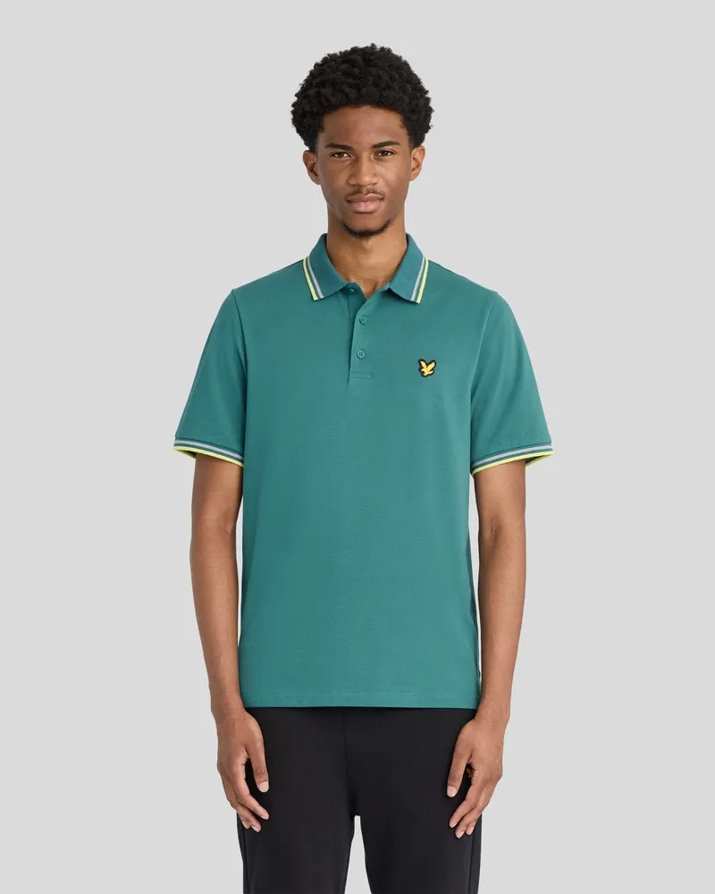 Lyle & Scott Tipped Sport Core Poloshirt Grün