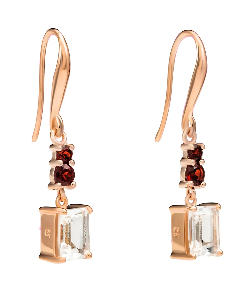 Orphelia Fira' Tropfenohrringe aus 925er Sterlingsilber für Damen - Rosé ZO-7571/RG Rosé