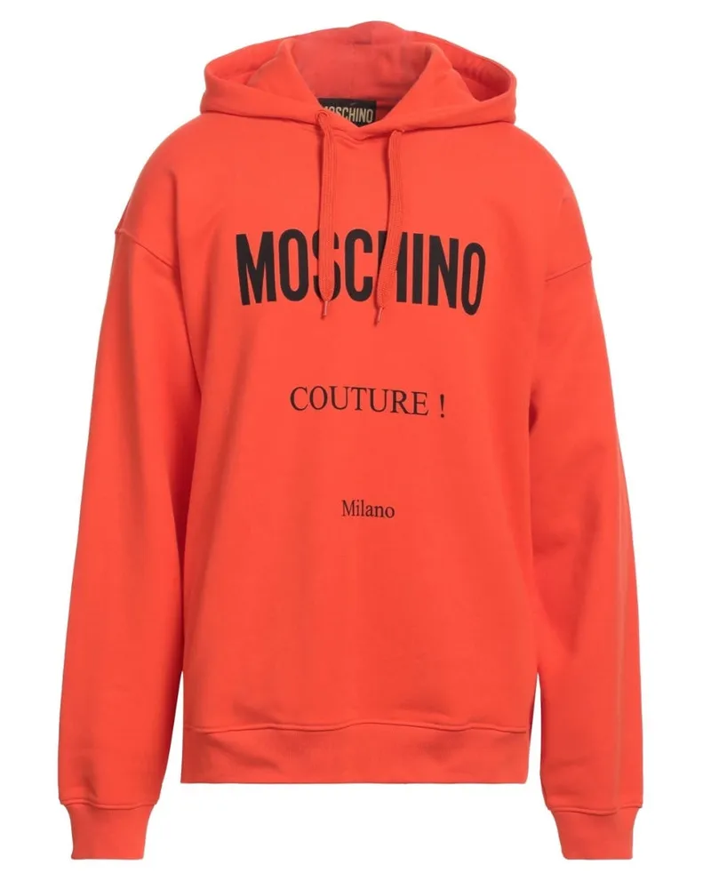 Moschino Orangefarbener Hoodie Von  Couture Milano Orange