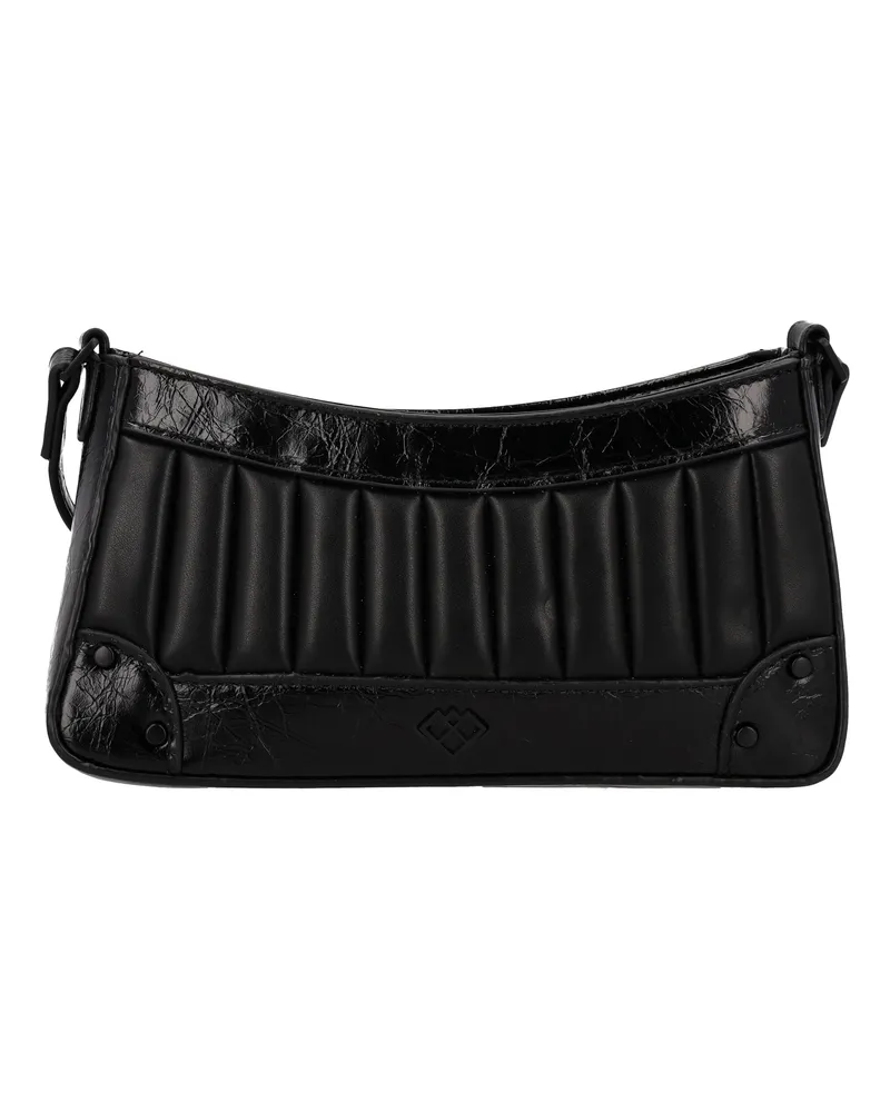 My Mo Handtasche Damen schwarz Schwarz