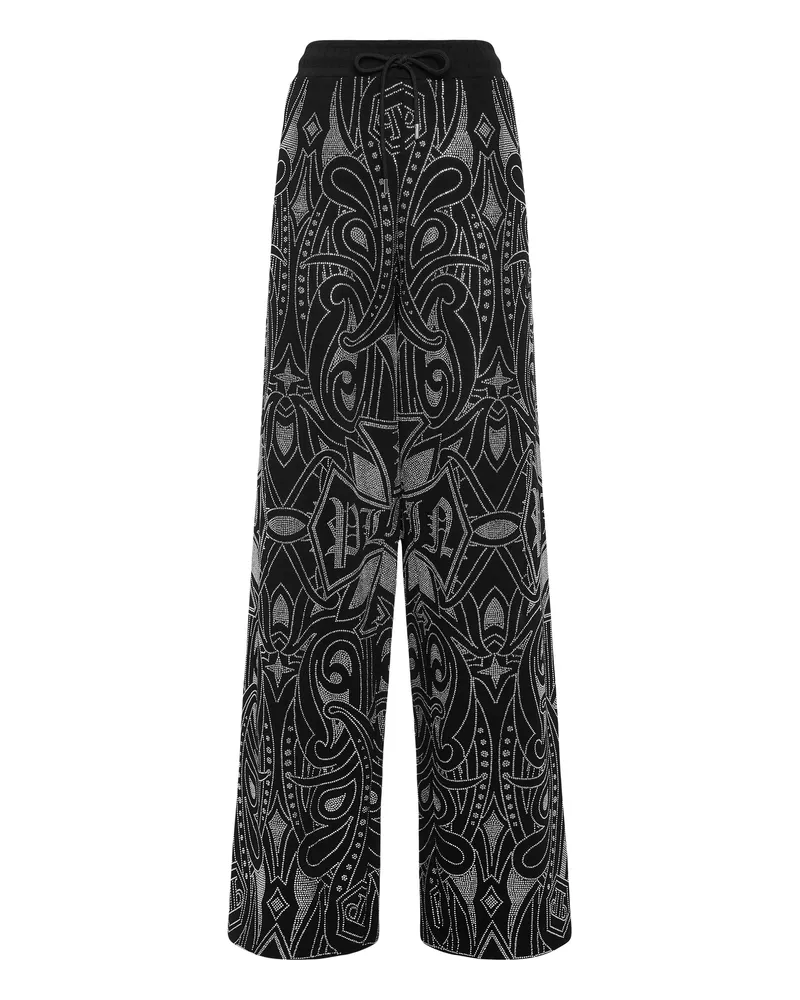 Philipp Plein Jogginghosen Gothic Plein Schwarz