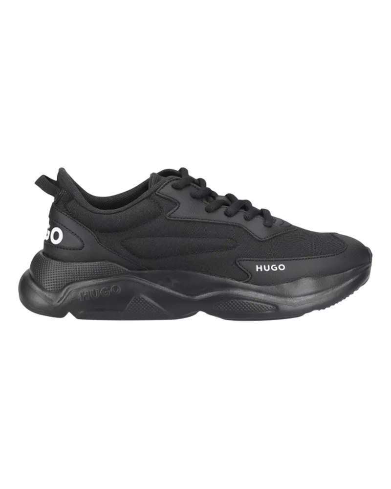HUGO BOSS Leon" Logo Sneaker für Damen (Schwarz Schwarz