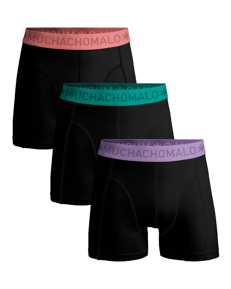 Muchachomalo Boxershorts, 3er-Pack, Herrenunterwäsche - Mehrfarbig Mehrfarbig