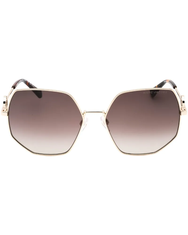 Marc Jacobs Havana Leg Ends Gold Sonnenbrille Gold
