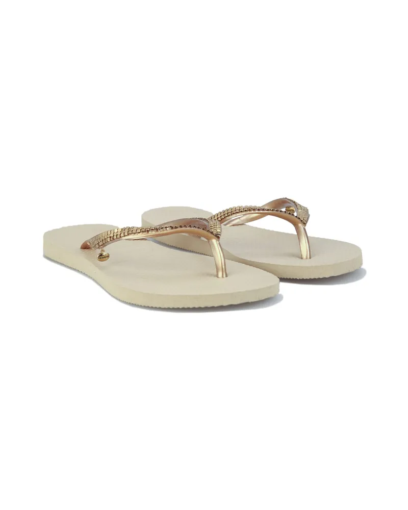 Havaianas Tongs Slim maille métal Sand