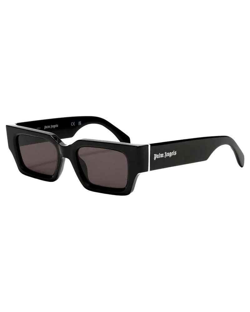 Palm Angels Hyde" Rechteck-Sonnenbrille für Herren (Schwarz/Dunkelgrau Schwarz