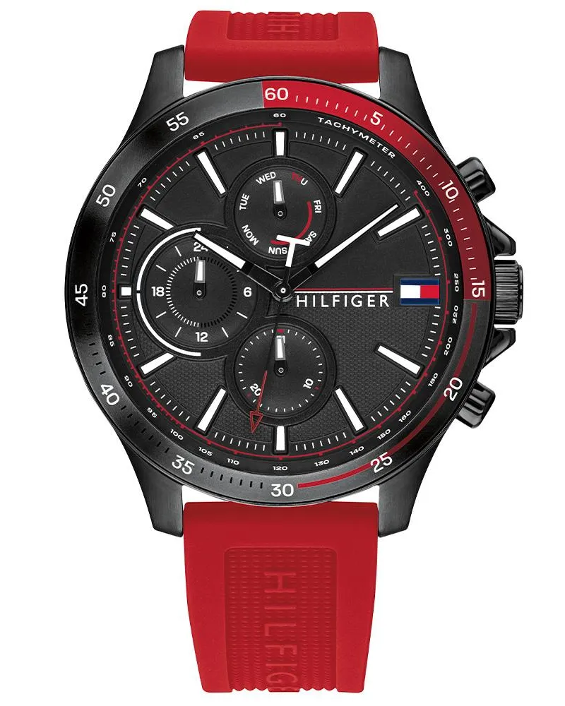 Tommy Hilfiger 1791722 Herrenuhr Rot