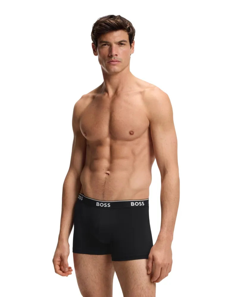 HUGO BOSS Retropants für Herren (3er-Pack) (Braun Schwarz